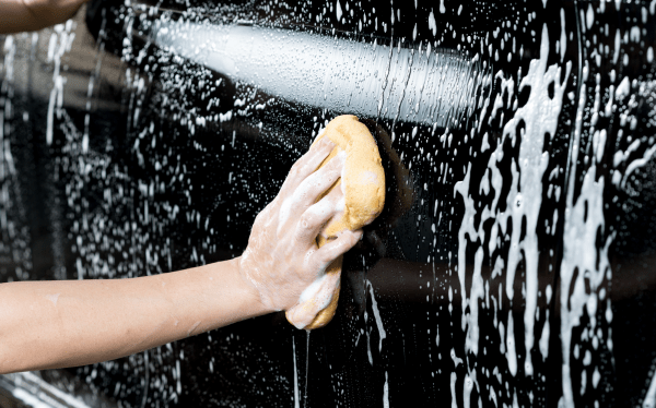 車両洗車～退社